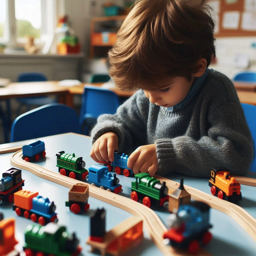 imagen de un niño autista